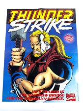 vtg 1993 Thunder Strike Thor Marvel Comics STORE DISPLAY retail promo poster picture