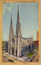 St. Patrick's Cathedral New York City Vintage Postcard spc4 picture