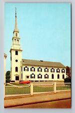 Newport RI-Rhode Island, Trinity Church, Religion, Vintage Postcard picture