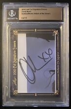 2010 Leaf Cut Signature Encore Olivia Munn Auto #6/15 Beckett Encased picture