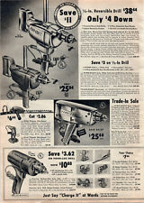 1961 Powr-Kraft  Electric Reversible Drill Wards Vtg Tool Print Advertisement picture