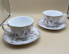 Rose Swag by GRACE'S TEAWARE Set Of 2 Cups And Saucers picture