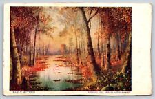 Creek View, Early Autumn Vintage Postcard picture