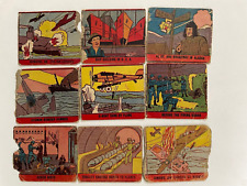 1942 R168 MP & Co War Scenes set - lot of 9 cards picture