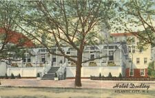 Atlantic City New Jersey Hotel Dudley roadside Teich 1940s postcard 21-5681 picture
