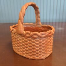 Vintage Ceramic Planter Bread Basket - Fall Holidays Floral Arrangment picture