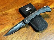 Vintage 1994 BUCK Bucklite Knife 426 Black USA Pocket Knife + Nylon Buck Sheath picture