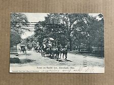 Postcard Cleveland Ohio Euclid Avenue Horse Carriage Vintage OH 1905 UDB picture