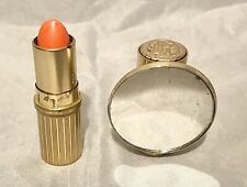 1960s Viviane Woodard Cherry Lame Lipstick W/ Mirror NOS Please Read picture