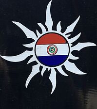 Paraguay Sun Paraguay National Flag Car Decal Sticker   picture