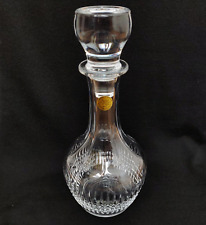 Vintage J.G. DURAND Cut Lead Crystal Carafe Decanter W/ Stopper France Made New picture