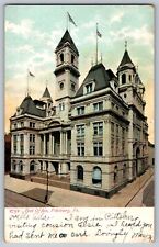 Pittsburgh, Pennsylvania - The Post Office Buildings - Vintage Postcard - Posted picture