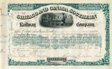Sidney Dillon - Chicago and Canada Southern Railway - Stock Certificate - Autogr picture