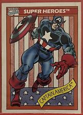 Captain America #1 - 1990 Marvel Universe Rookie Card - Mint  picture