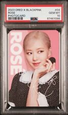 2023 OREO X BLACKPINK ROSE #04 PHOTO CARD PSA 10 GEM MINT 💎  picture