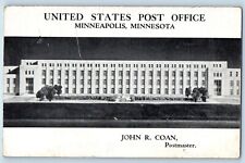 Minneapolis Minnesota Postcard United States Post Office Class Mail 1940 Vintage picture