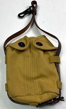 WWI US M1912 MOUNTED CAVALRY CANTEEN COVER & STRAP-KHAKI picture