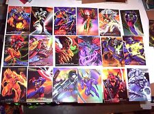 1995 MARVEL FLAIR ANNUAL POWERBLAST INSERT CHASE 24 CARD SET WOLVERINE DEADPOOL picture