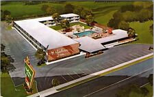 Gary IN-Indiana, Holiday Inn, Aerial View, Vintage Postcard picture