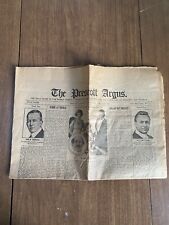 Antique Newspaper 1921 The Prescott Argus Iowa June 10th 1921 ephemera picture
