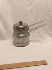 Vintage Wear Ever 3-Piece Aluminum Double Boiler Model 3141-1/2 USA Made picture