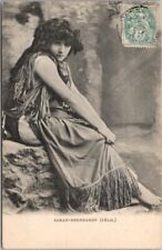 Vintage Actress SARAH BERNHARDT Postcard As Leah in The Foresaken c1900 France picture