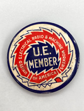 United Electrical Radio Machine Workers of America UE Member Pin Bastian Bros picture