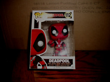 Funko Pop Marvel - #112 Red Deadpool 2016 THUMB UP NEVER OPENED IN BOX picture