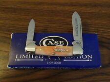 2007 Case Limited Edition Salmon 62132 SS Baby Butterbean Knife (Stamp Error) picture