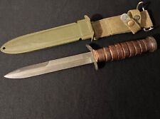 IMPERIAL M3 WWII Knife -US WW2 -Guard-Marked -Trench -M8 * UNISSUED CONDITION * picture