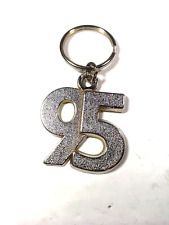 1995 Number Year Silver Tone Keychain picture