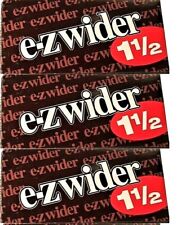 3x E Z Wider Rolling Papers 1 1/2 E-Z 3 Packs 100% AUTHENTIC *FREE USA SHIPPING* picture