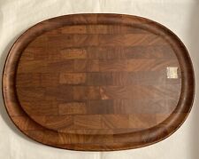 VTG 1960’s Digsmed Denmark Mid Century Danish Teak Cheese Cutting Board 14Lx10W picture