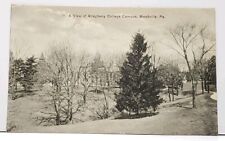 Meadville Pa A View of  Allegheny College Campus 1909 Postcard H17 picture