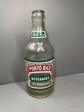 Ultra Rare 1954 PORTO RICO 10 oz Glass  Soda Bottle ACL Philadelphia Excellent picture