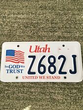 Real Utah License Plate - “In God We Trust” Used, Expired, Fast , picture