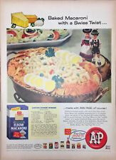 Vintage 1958 Ann Page Elbow Macaroni Lenten Dinner Winner Print Ad A&P picture