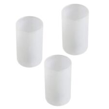 3pcs Clear Frosted Glass Lamp Shade Replacement for Pendant Light Wall Sconce... picture