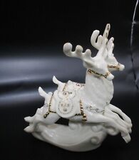 LENOX DASH AWAY ALL COMET AND CUPID REINDEER FIGURINE RARE picture