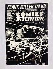 David Anthony Kraft's Comics Interview #113 1992 Signed by Frank Miller picture