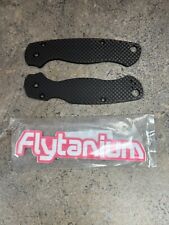 Flytanium Carbon Fiber Scales for Spyderco Paramilitary 2 - FLY550 picture