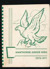 1970-1971 Hawthorne Junior High School Annual Yearbook Pocatello Idaho ID picture