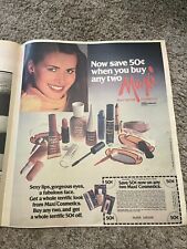 1980 Max Factor Maxi Cosmetics Newspaper Ad & Coupon picture