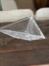Orrefors Crystal Triangle Dish picture