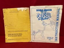 Double Dragon The Revenge Video Arcade Game Instruction Manual w G07 Monitor picture