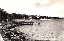 Denmark Klampenborg Strandparti Vintage Postcard 09.66 picture