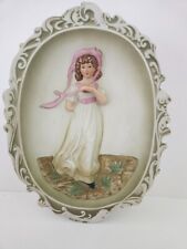 Vintage Lefton  Pinkie 3D Ceramic Wall Hangings picture