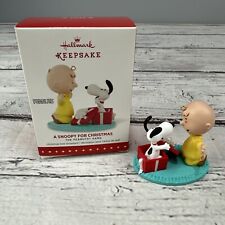 Hallmark Keepsake A Snoopy For Christmas 2015 Ornament Peanuts Gang picture