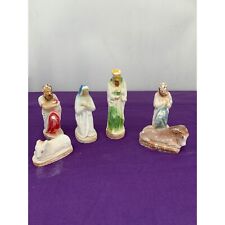 Vintage Chalk Wear Nativity Replacement lot set six pieces picture