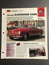 1955 - 1973 Volkswagen Karmann Ghia IMP 